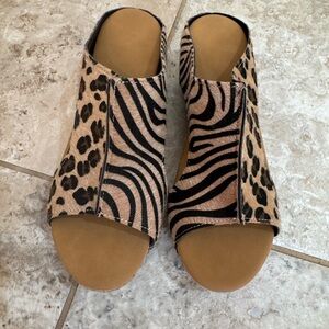 Wild Animal Patterned Women's Sandals